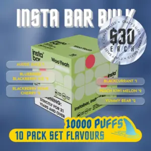 Insta Bar 10 Pack Set Flavours